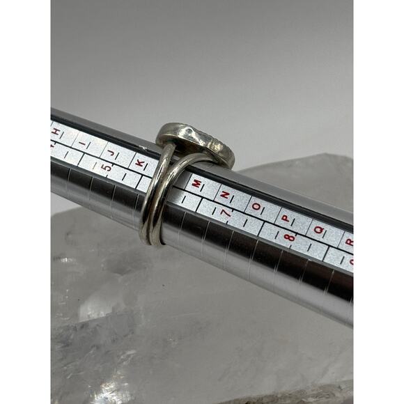 Vintage 1970's Trilobite Fossil Ring in Serling Silver Size 6 - Picture 5 of 6